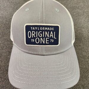 TaylorMade Original One Trucker Hat Snapback Mesh Logo Embroidered Cap